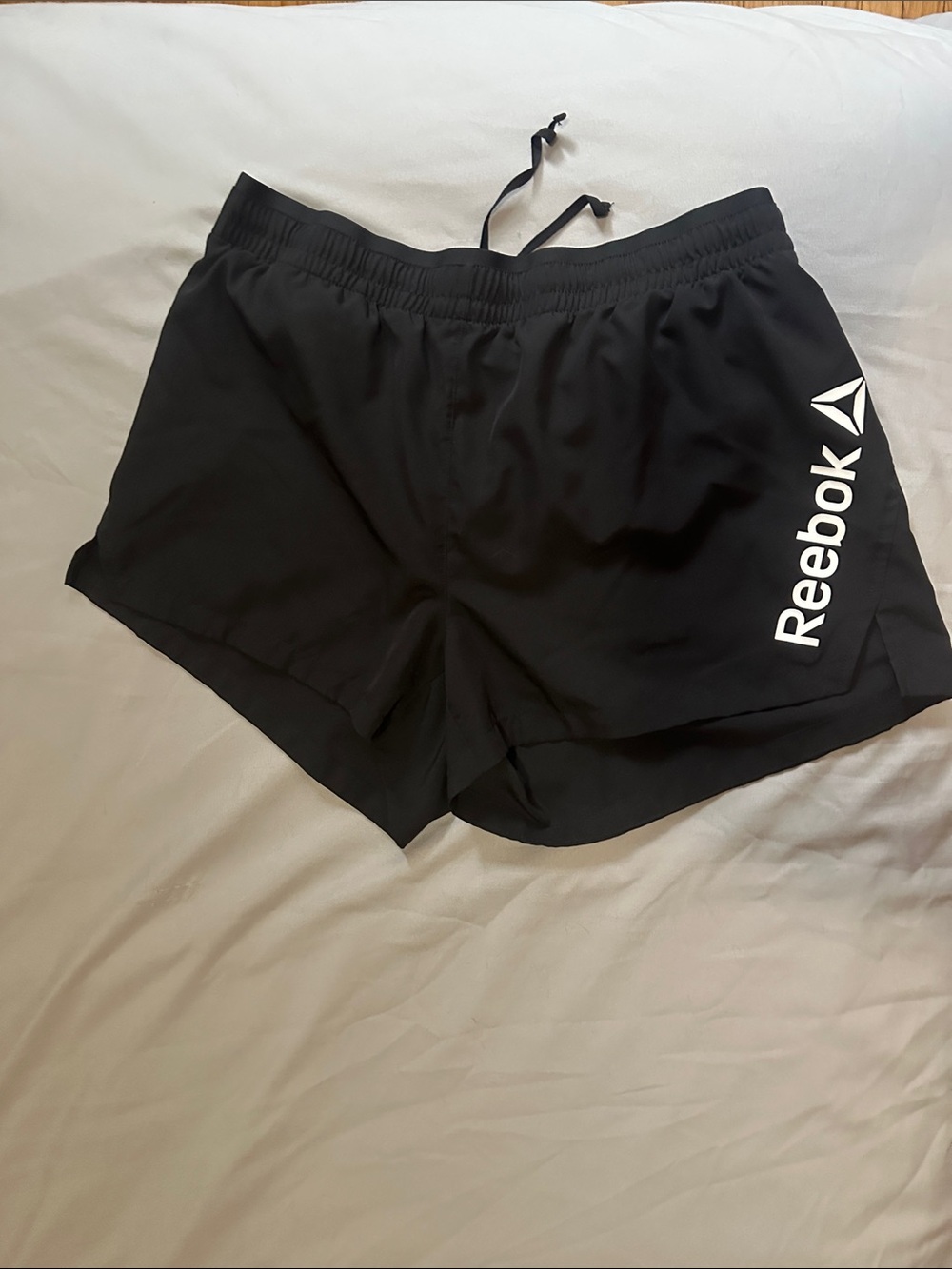 Reebok Athletic Shorts Black Size Medium